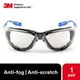 thumbnail image 3 of Gafas de seguridad 3M Virtua CCS antivaho y antiarañazos azules, 3 of 6