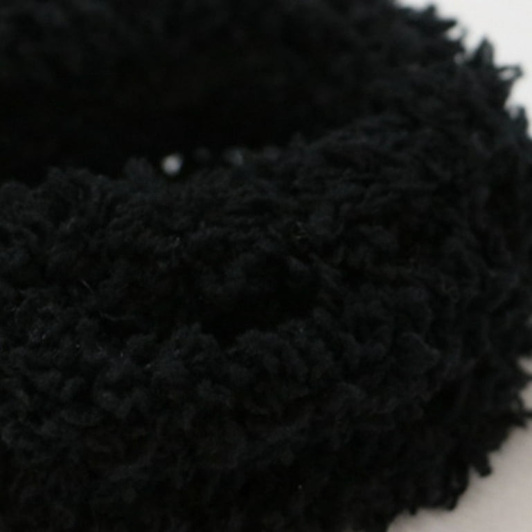 15 Black 15mm Super Chunky 30cm Chenille Stems Craft Pipe Cleaners