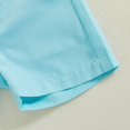 thumbnail image 5 of Toddler Boy Outfits Summer Shorts Set Kids Spring Cotton Button Printed Short Sleeved Sports 6M 12M 18M 24M 3T 4T Boys' Clothing Sets with Pocket Tops 2-Piece, 5 of 9