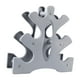 thumbnail image 4 of Soporte para mancuernas de 3 niveles, peso máximo de 25 kg, ligero, con capacidad para 6 mancuernas, ideal para gimnasios y organización, soporte, 4 of 8