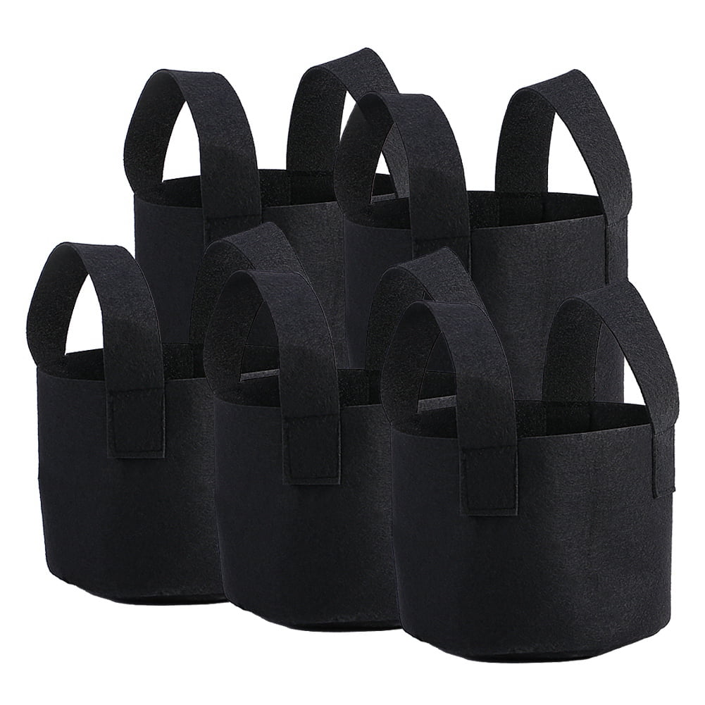 Octpeak Garden Planting Bag,Black Plants Growing Bag Vegetable Flower