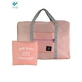 thumbnail image 2 of Deago Foldable Travel Duffel Bag, Waterproof Carry On Luggage Bag, Lightweight Travel Luggage Bag for Sports, Gym, Vacation (Pink), 2 of 8
