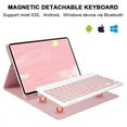 thumbnail image 3 of HPZZ Keyboard Case Compatible with Galaxy Tab S6 10.5" 2019 (Model SM-T860/T865/T867), [Supports S Pen Charging] Slim Lightweight Stand Cover with Magnetically Detachable Bluetooth, 3 of 7