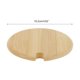 thumbnail image 2 of Unique Bargains 1 Pc Portable with Spoon Hole Cup Cover for Office Wood Tone Bamboo Wood, 2 of 5