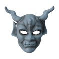 thumbnail image 2 of Máscara de Halloween aterradora, máscara de terror, cosplay, disfraz de fiesta, máscara novedosa para adultos, máscara facial para presentaciones en azul, 2 of 8