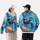 thumbnail image 4 of Balery Colorful Underwater Plant Turtle Sudadera ligera de manga larga con capucha y protección solar UPF 50+ para hombre y mujer, ideal para pesca y running-X-Large, 4 of 7