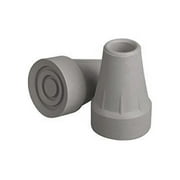 Crutch Tips Heavy Duty 7/8 Inch, Replacement Rubber Crutch Tips, Guardian Crutch Accessories Super Crutch Tip, Replacement Parts for Crutches (Aluminum & Wooden), Gray