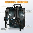 thumbnail image 6 of Cooler Backpack, 2WIN2BUY 24 Cans Insulated Lunch Backpack Cooler Leakproof, Keeps Hot/Cold for Up to 16 Hours, Lightweight Waterproof Beach Travel Camping Cooler Bag for Men and Women, 6 of 7