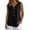 Black, variant on Women's Summer Vest Tops V Neck Button Down Tank Tops Sleeveless Going Out Crop Tops Trendy Vest Tops Business Casual Outfits Dressy Blouses Shirts Red L