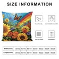 thumbnail image 5 of GOSMITH  Vintage Throw Pillow Covers Decorative Sun Moon with Woodland Treasures Pillow Covers Fern Mushrooms Floral Botanical Throw Pillow Cases for Couch Sofa Home Living Room, 5 of 5