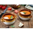 thumbnail image 4 of Kook French Onion Soup Bowls, Crocks with Handles, 18 oz, Set of 4, 4 of 5