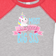 thumbnail image 4 of Inktastic Most Magical Big Sis- Cute Unicorn Girls Baby Bodysuit, 4 of 5