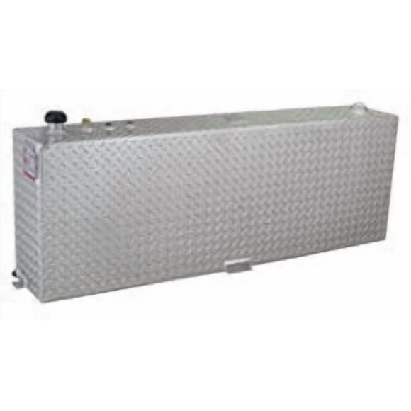RDS Tanks Liquid Transfer Tank 71083 DOT Approved; Gasoline or Diesel; 45 Gallon Capacity; Rectangle; Diamond Tread; Aluminum; Used For Transferring Fuel To Automobiles/Boats/4-Wheelers/Generators