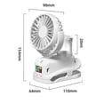 thumbnail image 4 of Sprays Fan with Charging Capability, Mini Fan with Pedestal Clip,B, 4 of 5