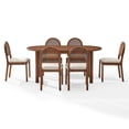 thumbnail image 4 of Crosley Furniture Kennedy 7-Piece Dining Table in Walnut, 4 of 10