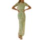 thumbnail image 2 of TRKIYQC, vestido ajustado largo estampado de verano para mujer, manga corta, estampado elegante, cuello redondo, fiesta, playa, vacaciones, ropa de calle TRKIYQC  casual, 2 of 9