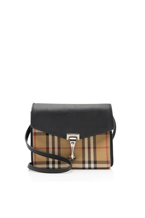 Pre-Owned Burberry Vintage Check Macken Small Crossbody