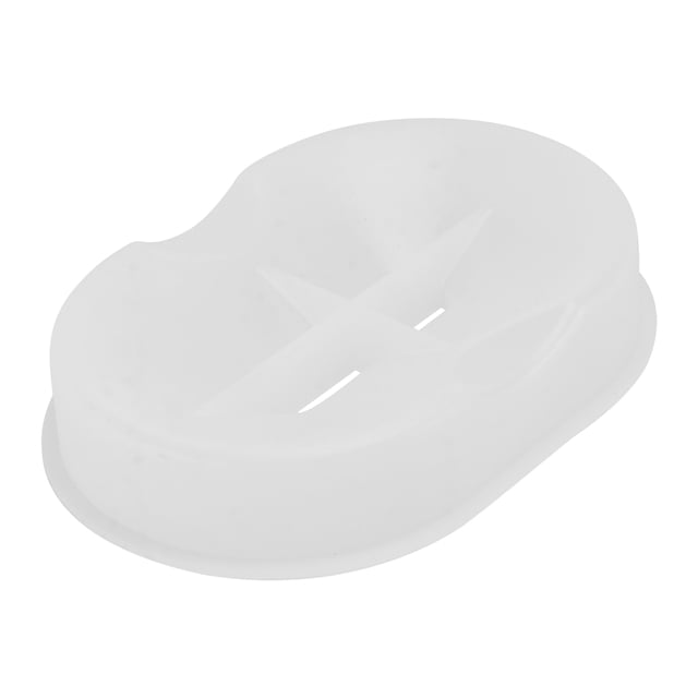 1pc Silicone Ellipse Soap Box DIY Soap Box Molde tazas Accesorio (estilo aleatorio)
