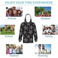 thumbnail image 5 of Lsque Turtle Patten Youth Hoodie Sweatshirt Pullover with Kangaroo Pocket Boys and Girls Hoodie Warm Hoodie for Kids-X-Large, 5 of 6