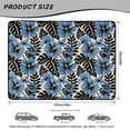 thumbnail image 7 of COEQINE Universal Car Trunk Mat All Weather Cargo Liner Floor Mat with Non-Slip Backing Scratch-proof Pet Cargo Mat Suitable for Most Car Models, Blue Hibiscus Monstera Leaf, 7 of 7