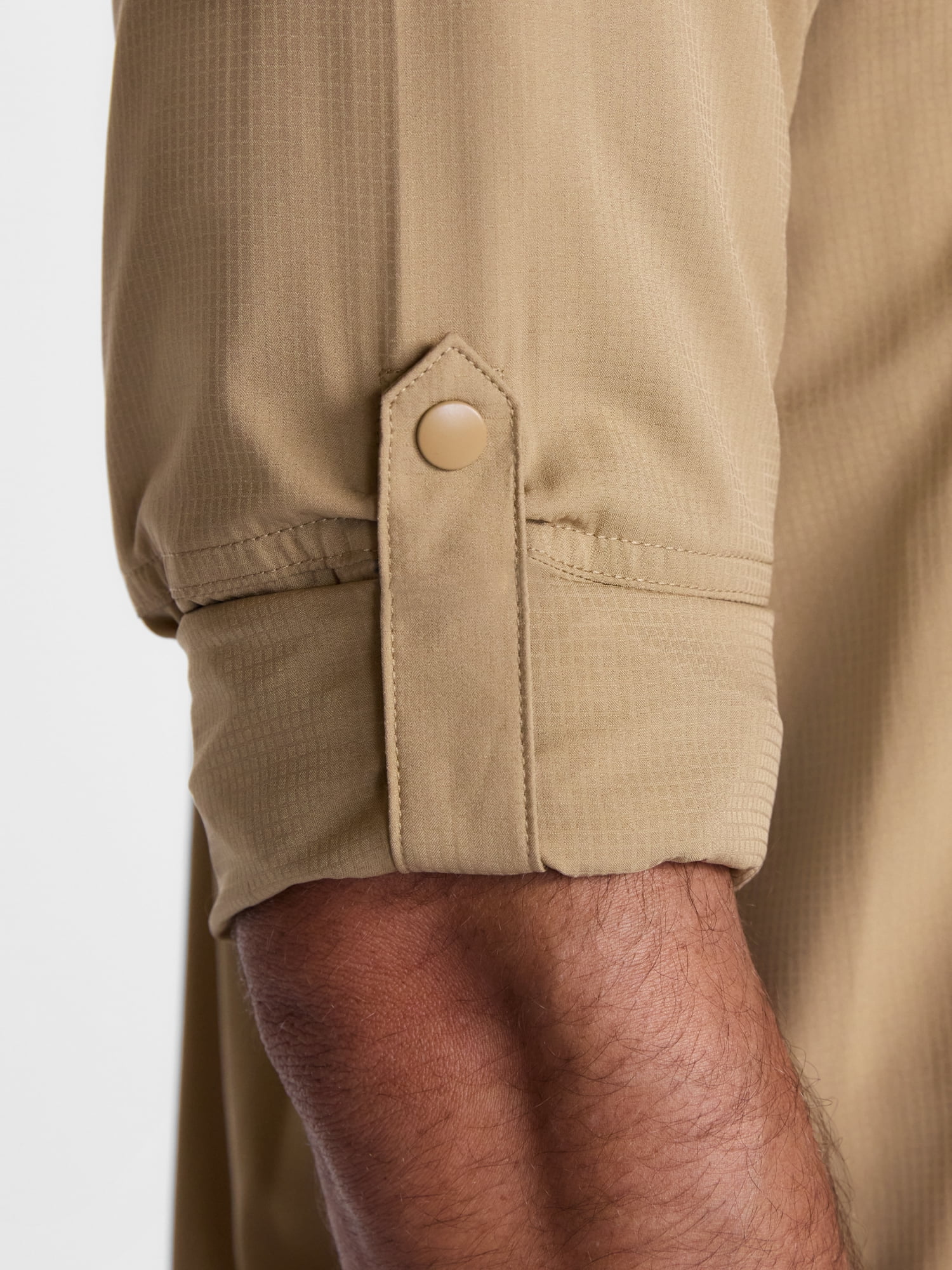 Ozark Trail Men's Fishing Shirt with Long Sleeves, Sizes S-4XLT