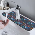 thumbnail image 7 of Sikiie Marine Inhabitants Splash Guard for Sink Faucet-1 PC Super Absorbent Fast Drying Mat Sink Gadgets-Splash Guard for Kitchen, Sink Mat, 7 of 7