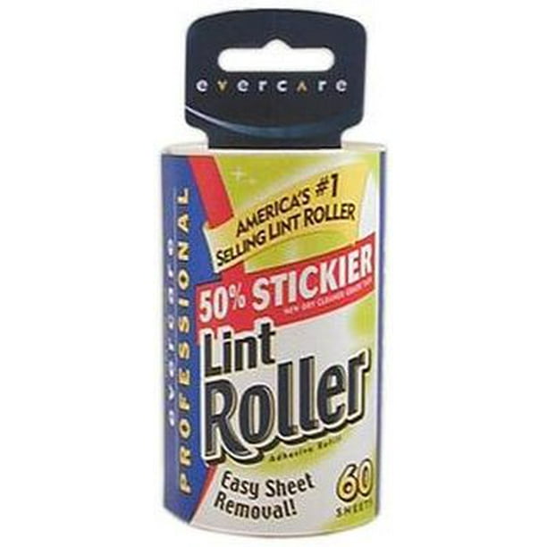 Evercare Garment Lint Roller Extreme Stick Refill 60 Sheets, 60.0 CT
