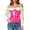 Hot Pink, variant on Xijirk Women's Sweetheart Faux Leather Overbust Corset Top Front Busk Closure Boned Waist Training Body Shaping Shapewear for Club Party Daily Layering Costume Wear,3XL