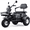 Grey, variant on YEBEI Senior Electric Trike 2-Seater 3-Wheel Electric Scooter 60V20AH Brushless Motor 18MPH 30 Miles 440LBS Two Baskets UL2849 Pre-Assembled 75%