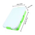 thumbnail image 2 of OUNONA 2Pcs Green ABS Portable Sandbox Sand Tray for Kids Indoor Fun Activities, 2 of 8