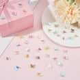 thumbnail image 4 of 1 Box 100Pcs Mini Butterfly Ornament Miniatures Tiny Resin Butterflies Cabochon Fairy Garden Statues Dollhouse Micro Landscaping Potted Decoration for Crafts Art Decor Nail Phone Charms 1set, 4 of 9