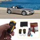 thumbnail image 2 of 11T Blue Kit de sistema de entrada sin llave para vehículo con cerradura de puerta central remota con alarma automática de 12v, 2 of 4