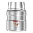 thumbnail image 2 of Gremlins Gizmo Logo, THERMOS STAINLESS KING Stainless Steel Food Jar with Folding Spoon, Vacuum insulated & Double Wall, 16oz, 2 of 7