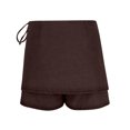 thumbnail image 6 of RYRJJ Womens Denim Skorts Y2k Low Waist Cargo Denim Mini Skirts with Shorts Button Down Bodycon Pencil Jean Skirts(Coffee,M), 6 of 7