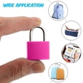 thumbnail image 3 of Locks With Keys, 5 Colors Small Suitcase Luggage Padlocks With Keys, Travel Padlocks For Luggage Lock Backpack Gym Locker Laptop Bag - Style:Style 2;, 3 of 6