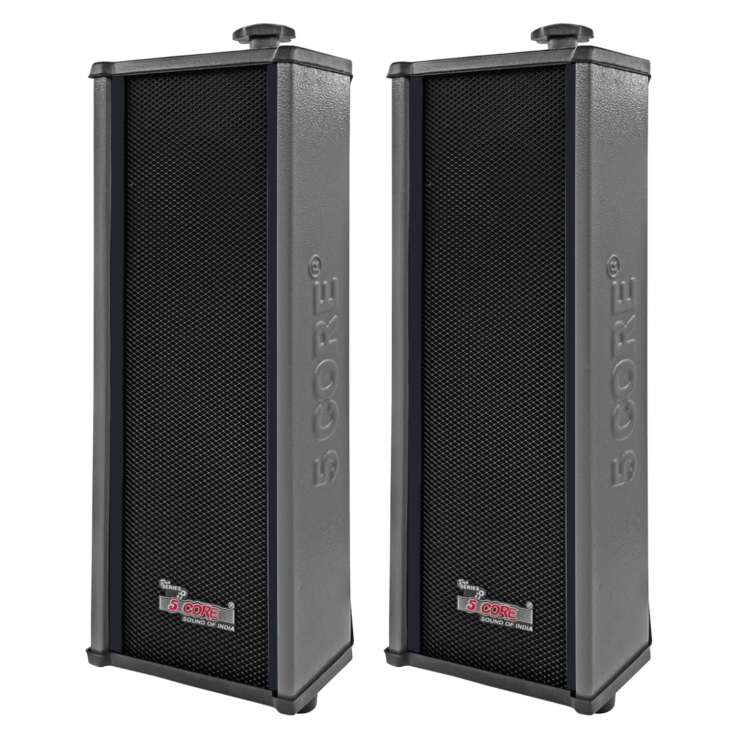 5Core Outdoor Speakers Stereo In Wall 100W Peak Passive Patio Home Wired Waterproof Audio System