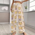 thumbnail image 2 of Aggretsuko Womens Comfy Pajama PJ Pants Lounge Pants Sleepwear Drawstring PJ Bottoms Pants, 2 of 7
