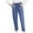 Blue, variant on Odeerbi 3-14 Years Kids Girls Skinny Jeans Cute Denim Pants Spring Summer Elastic Waist Cowboy Full Length Pants with Pocket