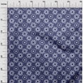 thumbnail image 3 of oneOone Georgette Viscose Purple Fabric Block Dress Material Fabric Print Fabric By The Yard 42 Inch Wide-ZS, 3 of 6