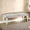 Light Gray+White, variant on 18-inch High Bench | Soft Boucle Padding | Adds Style to Living Areas