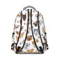 thumbnail image 3 of Dog Head and Dog Paw Print Backpack for School, Cute School Bag with Adjustable Shoulder Straps and Padded Back, 15.3"x11"x7.1", 3 of 5