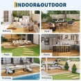 thumbnail image 7 of EuKer 22 Pcs Interlocking Deck Tiles, Acacia Wood Flooring for Patio, Balcony, Poolside, Yellow (21 Sq.ft Total Coverage), 7 of 7
