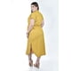 thumbnail image 3 of Vestido camisero de lino Roman Fashion /Tallas Extras 2107 (Mostaza) ocre 40, 3 of 6