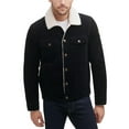 thumbnail image 2 of GUESS Mens Sherpa Trim Bomber Jacket, Black, Small, 2 of 6