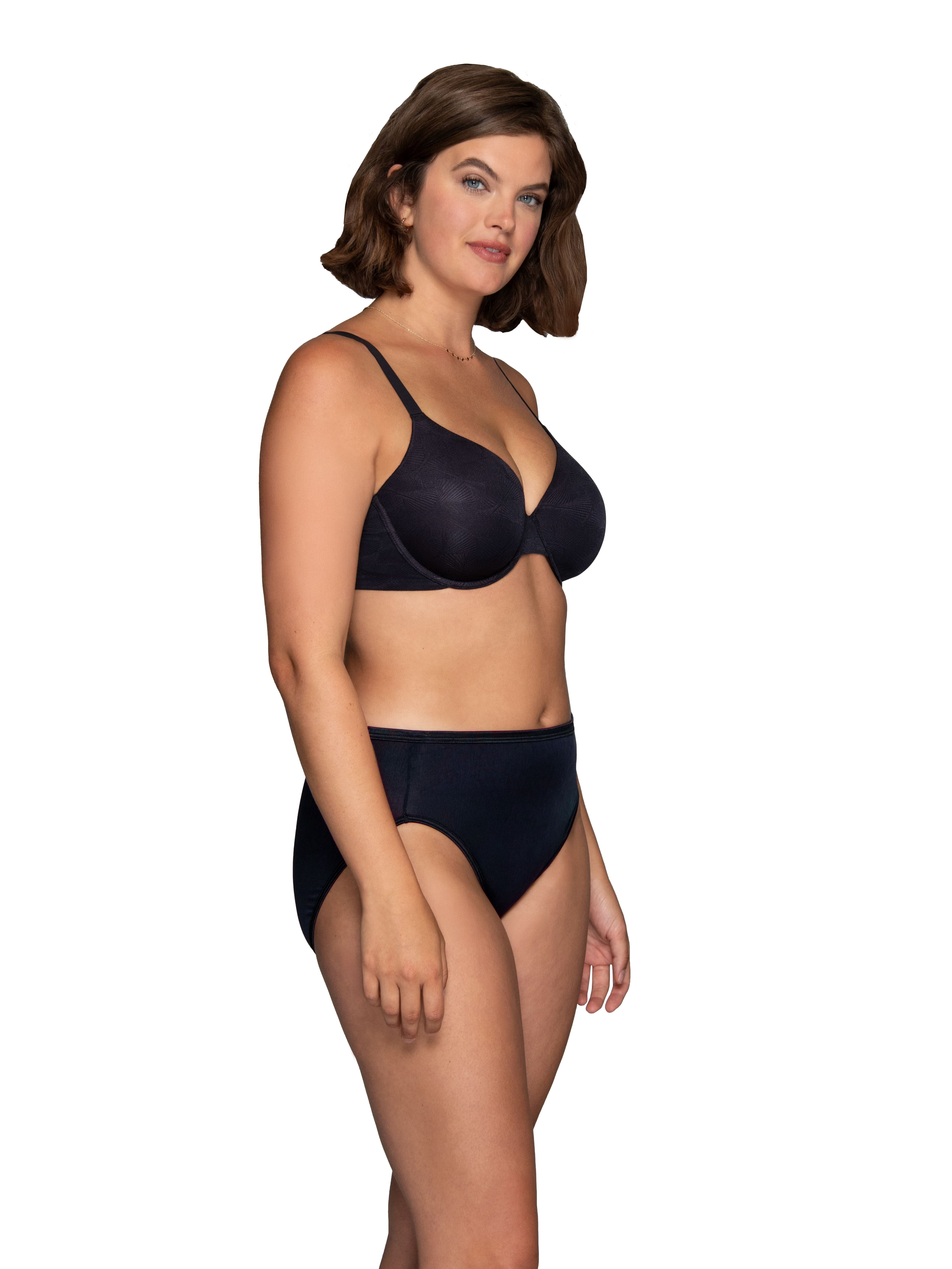 Vanity Fair Lingerie Women's Breathable Luxe Underwire Bra, Side Support, Lightweight Comfort, Style 75223
