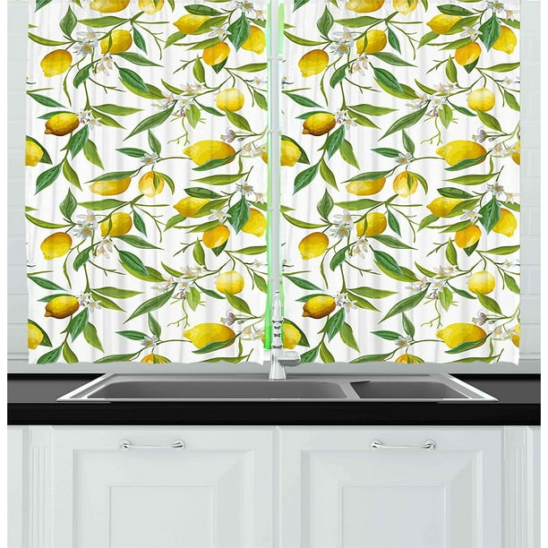 Featured image of post Green And Yellow Kitchen Curtains - You wonder about what kinds of appliances fit the space.