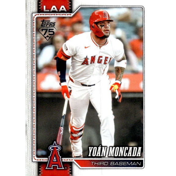 2026 Topps #625 Yoan Moncada Los Angeles Angels Series 2 MLB Baseball Base Trading Card