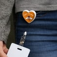 thumbnail image 2 of Save The Bees Honey Heart Lanyard Retractable Reel Badge ID Card Holder, 2 of 3
