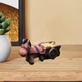 thumbnail image 1 of Escultura de estatua de carrito de tiro de caballo shamjiam Adorno decorativo de jardín 5.3 x 2.2 x 3 cm, 1 of 8