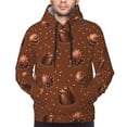 thumbnail image 4 of Hoodies for Men - Chocolate Pattern No.9051 Long Sleeve Comfrt Men'S Fashion Hoodies & Sweatshirts, Sweatshirts for Men Hoodies Pullover Clothing Clothes with Pouch, 4 of 7